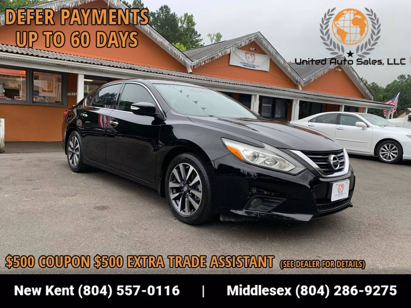 2016 Nissan Altima 2.5 SV — Sedan — 91,500 mi — Providence Forge, VA