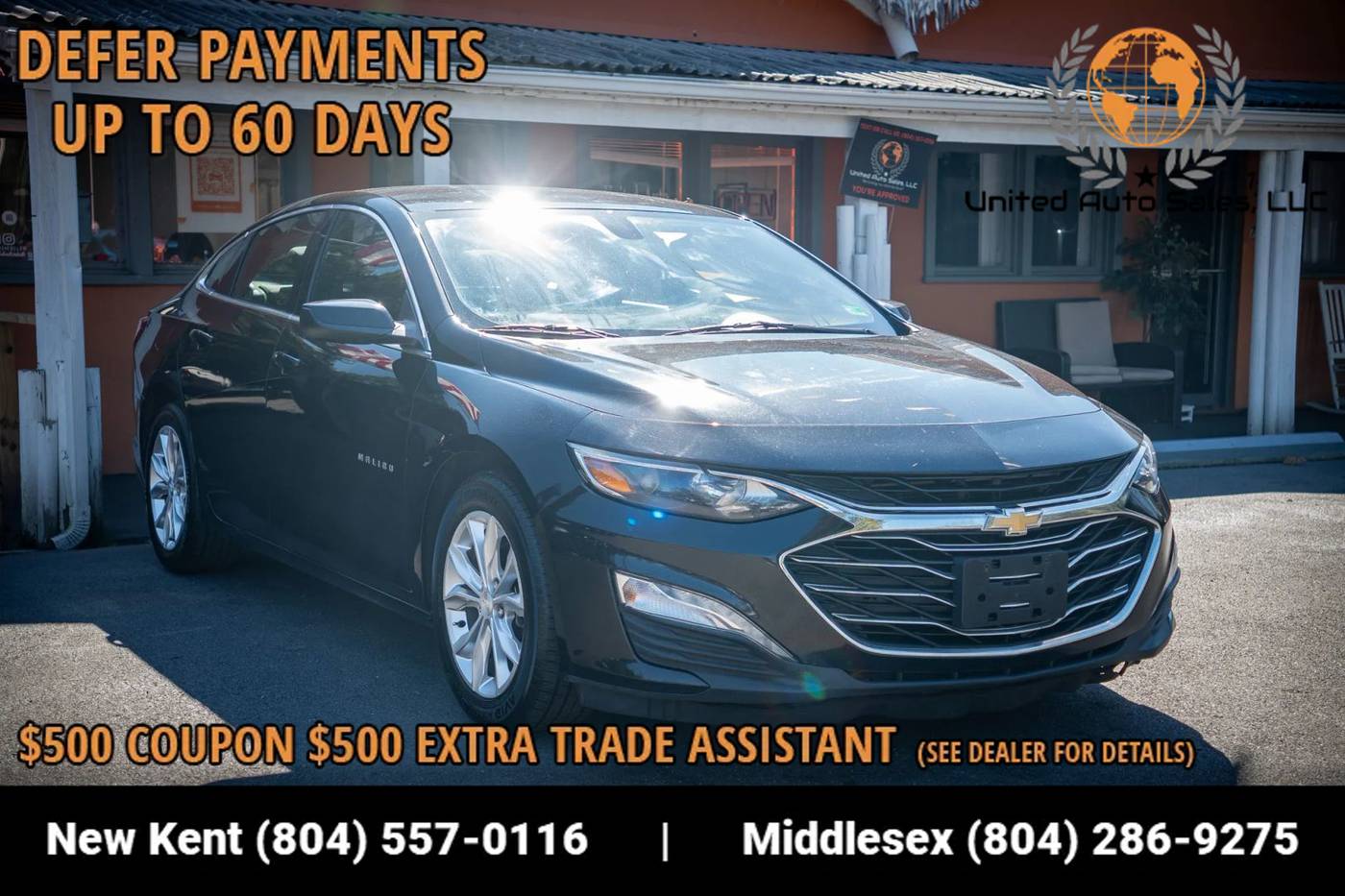 2019 Chevrolet Malibu LT — Sedan — 143,511 mi — Providence Forge, VA