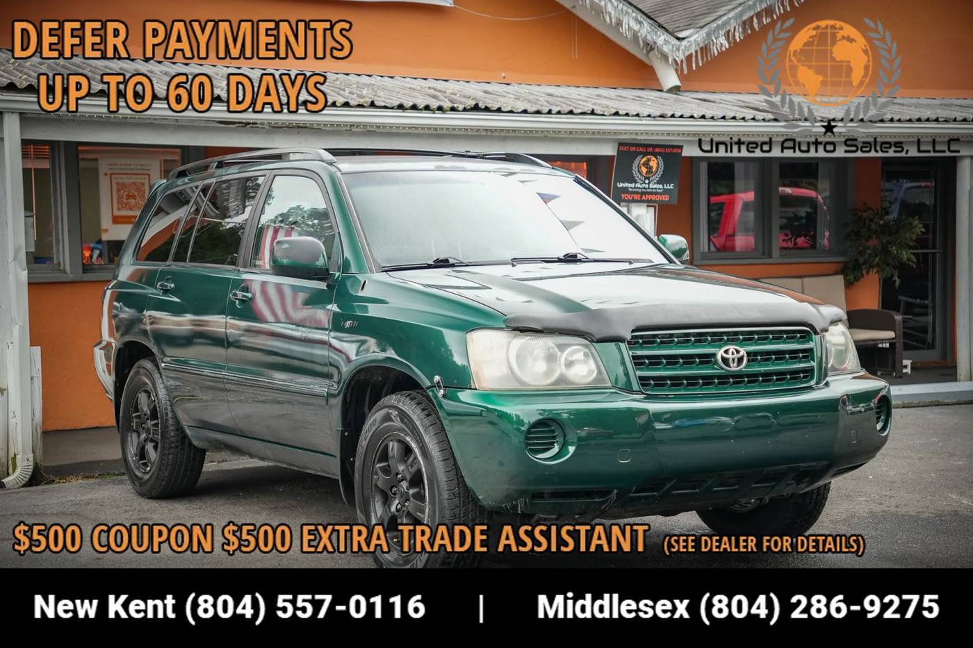2002 Toyota Highlander Base V6 — SUV — 271,982 mi — Providence Forge, VA