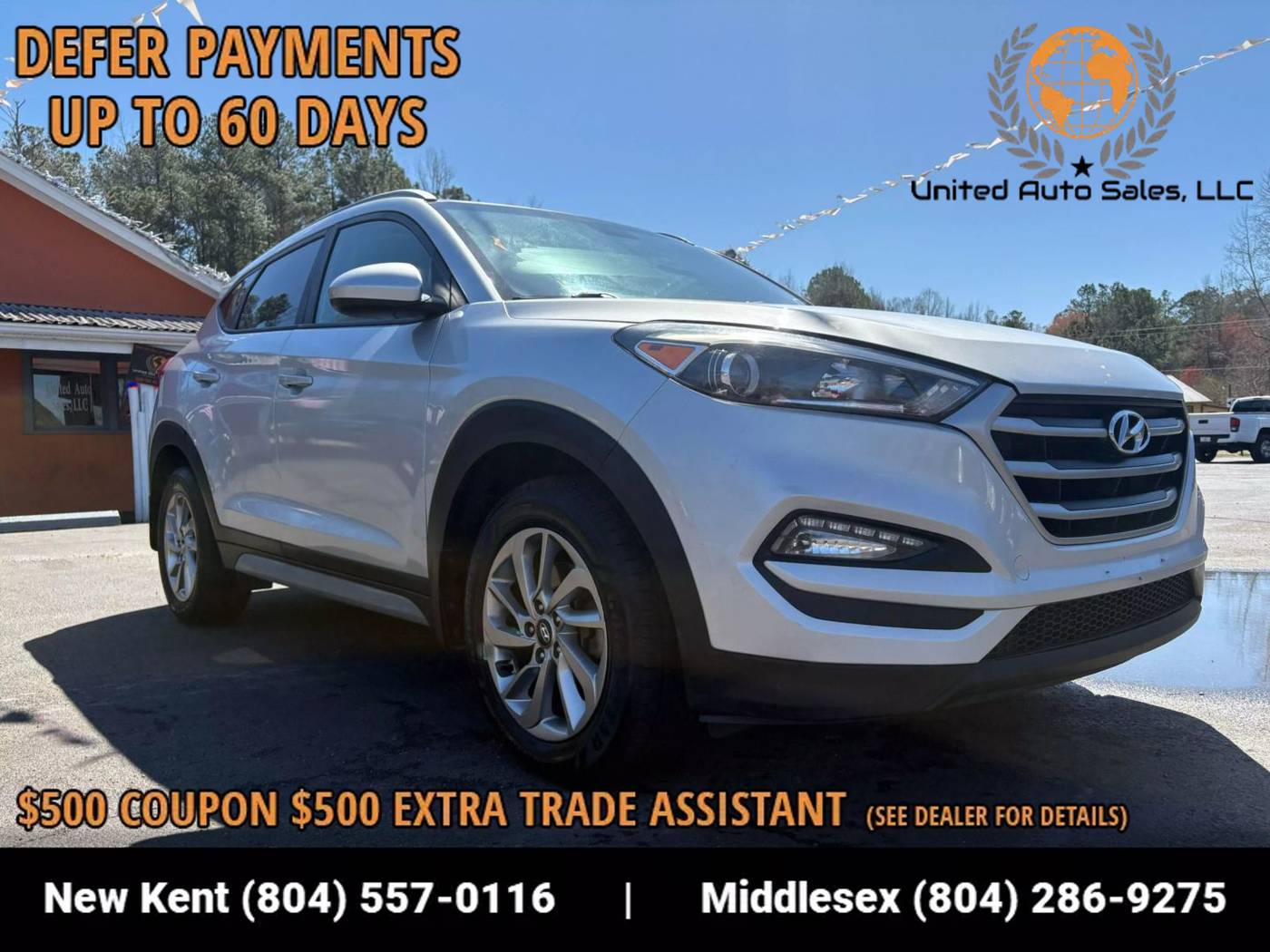 2018 Hyundai Tucson SEL — SUV — 54,939 mi — Providence Forge, VA
