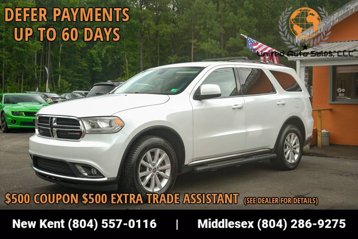 2014 Dodge Durango SXT — SUV — 209,302 mi — Providence Forge, VA