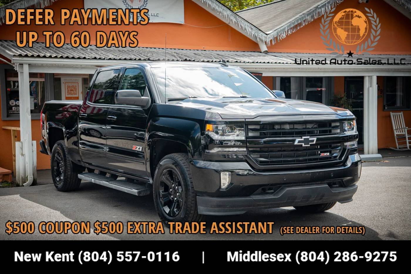2016 Chevrolet Silverado 1500 LTZ — Pickup Truck — 74,107 mi — Providence Forge, VA
