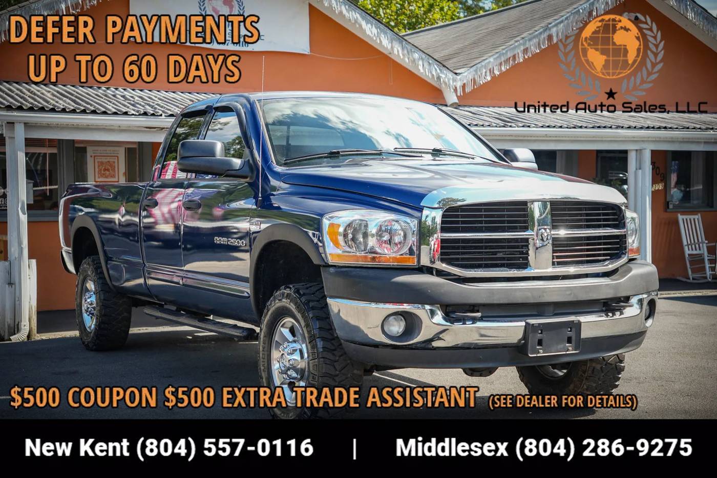 2006 Dodge Ram 2500 SLT — Pickup Truck — 182,240 mi — Providence Forge, VA