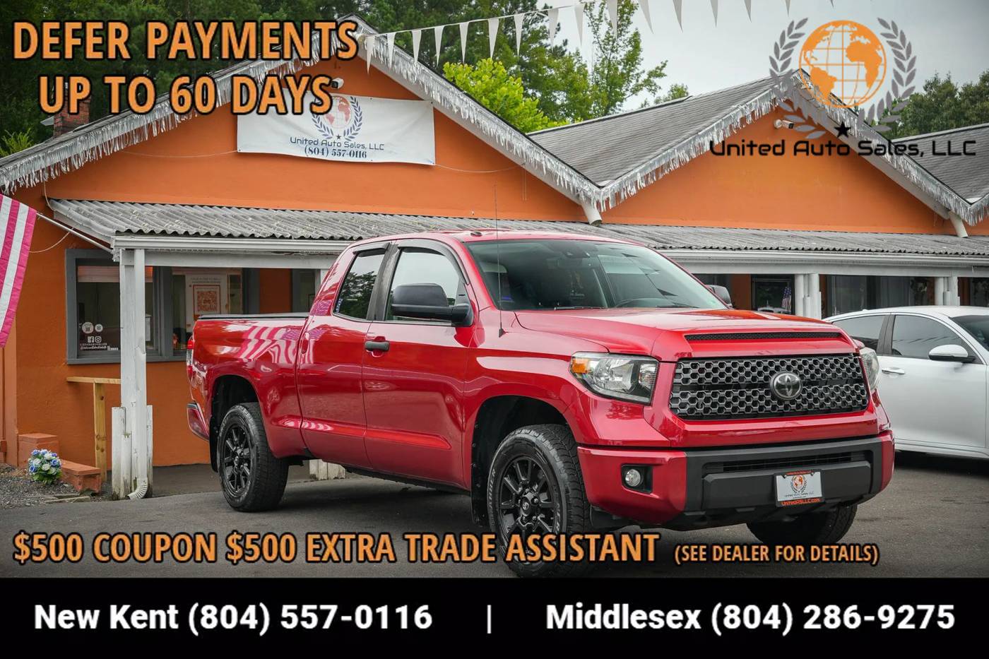 2019 Toyota Tundra SR5 — Pickup Truck — 159,426 mi — Providence Forge, VA