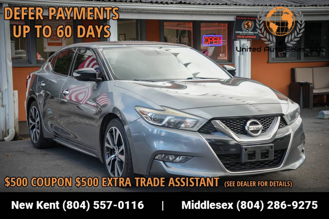 2016 Nissan Maxima SV — Sedan — 150,839 mi — Providence Forge, VA