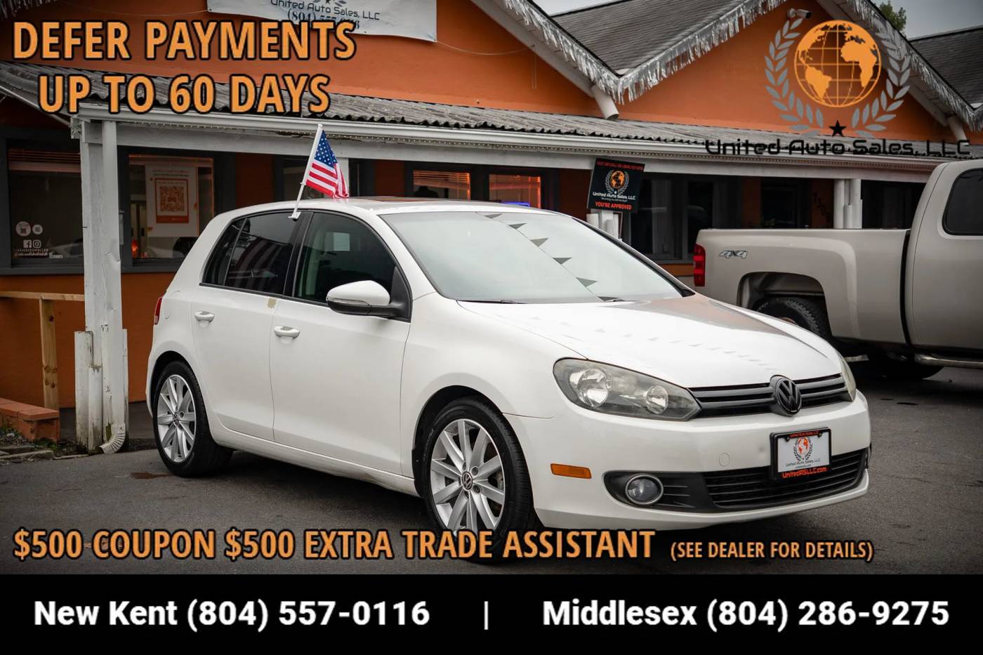 2011 Volkswagen Golf TDI — Hatchback — 198,238 mi — Providence Forge, VA