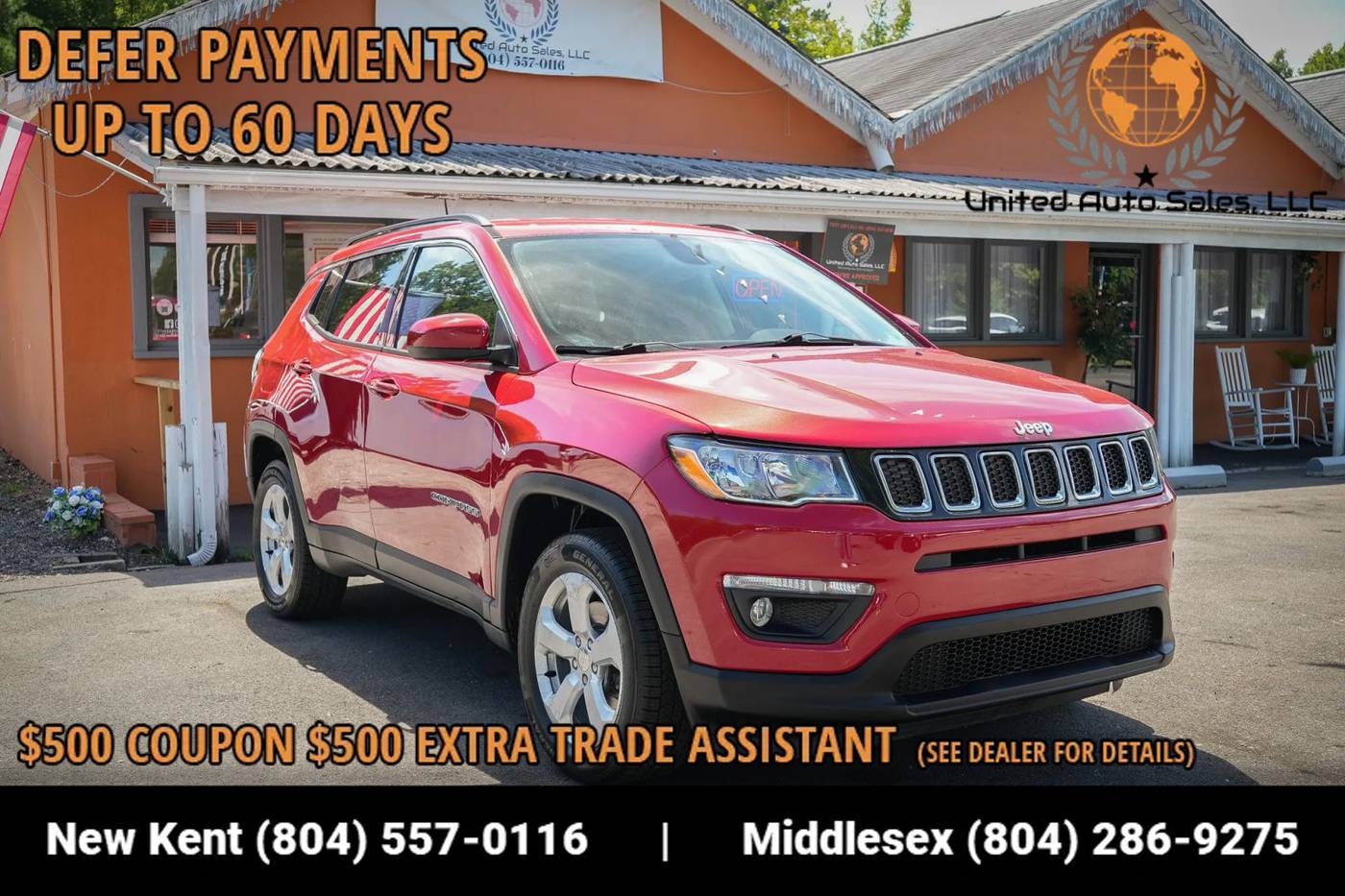2017 Jeep Compass Latitude — SUV — 90,359 mi — Providence Forge, VA