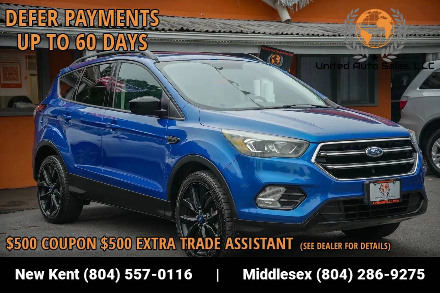 2017 Ford Escape SE — SUV — 157,568 mi — Providence Forge, VA