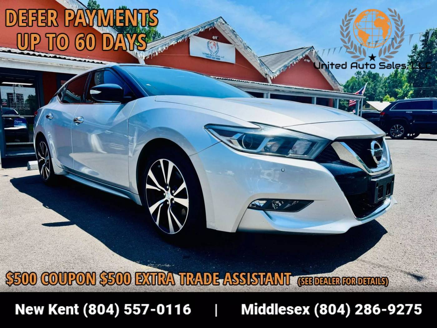 2018 Nissan Maxima SL — Sedan — 56,818 mi — Providence Forge, VA