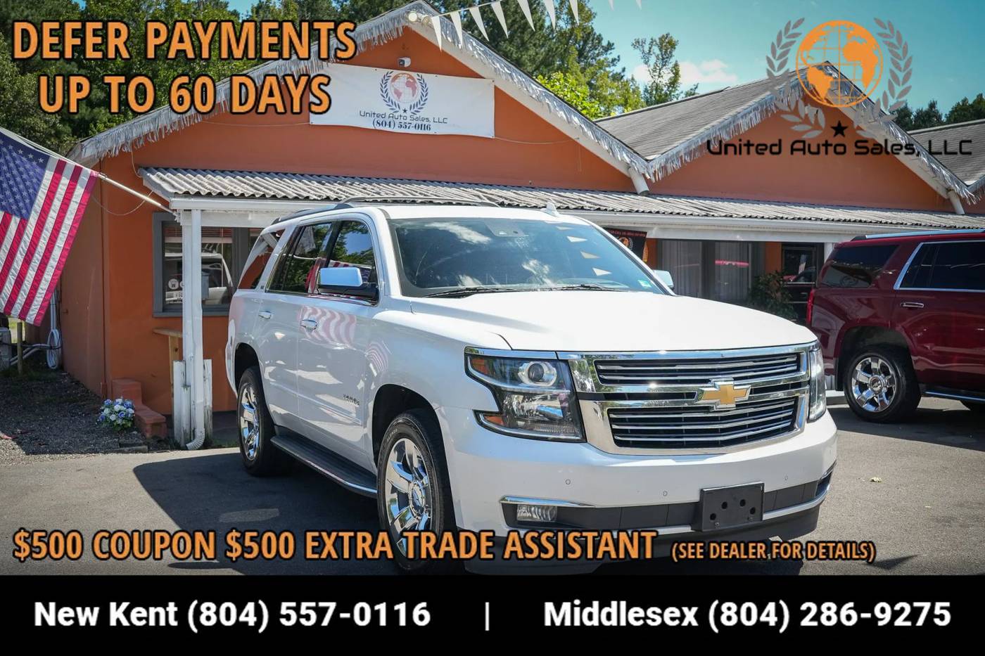 2016 Chevrolet Tahoe LTZ — SUV — 185,759 mi — Providence Forge, VA