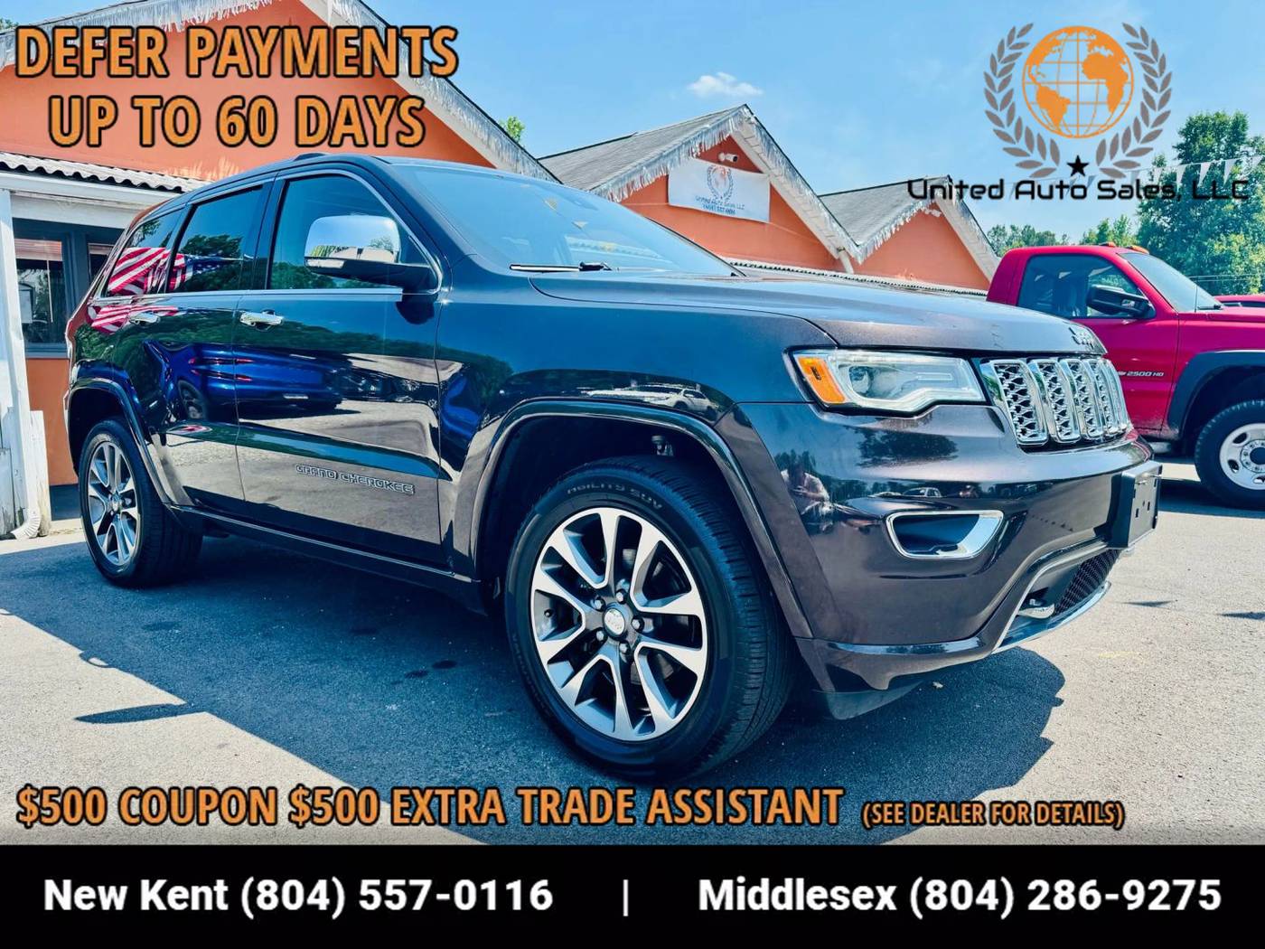 2017 Jeep Grand Cherokee Overland — SUV — 137,685 mi — Providence Forge, VA