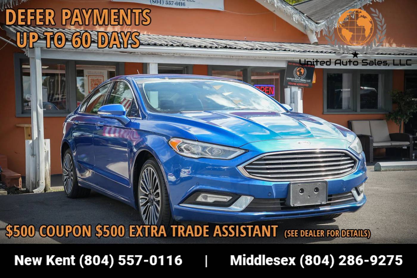 2017 Ford Fusion SE — Sedan — 89,106 mi — Providence Forge, VA