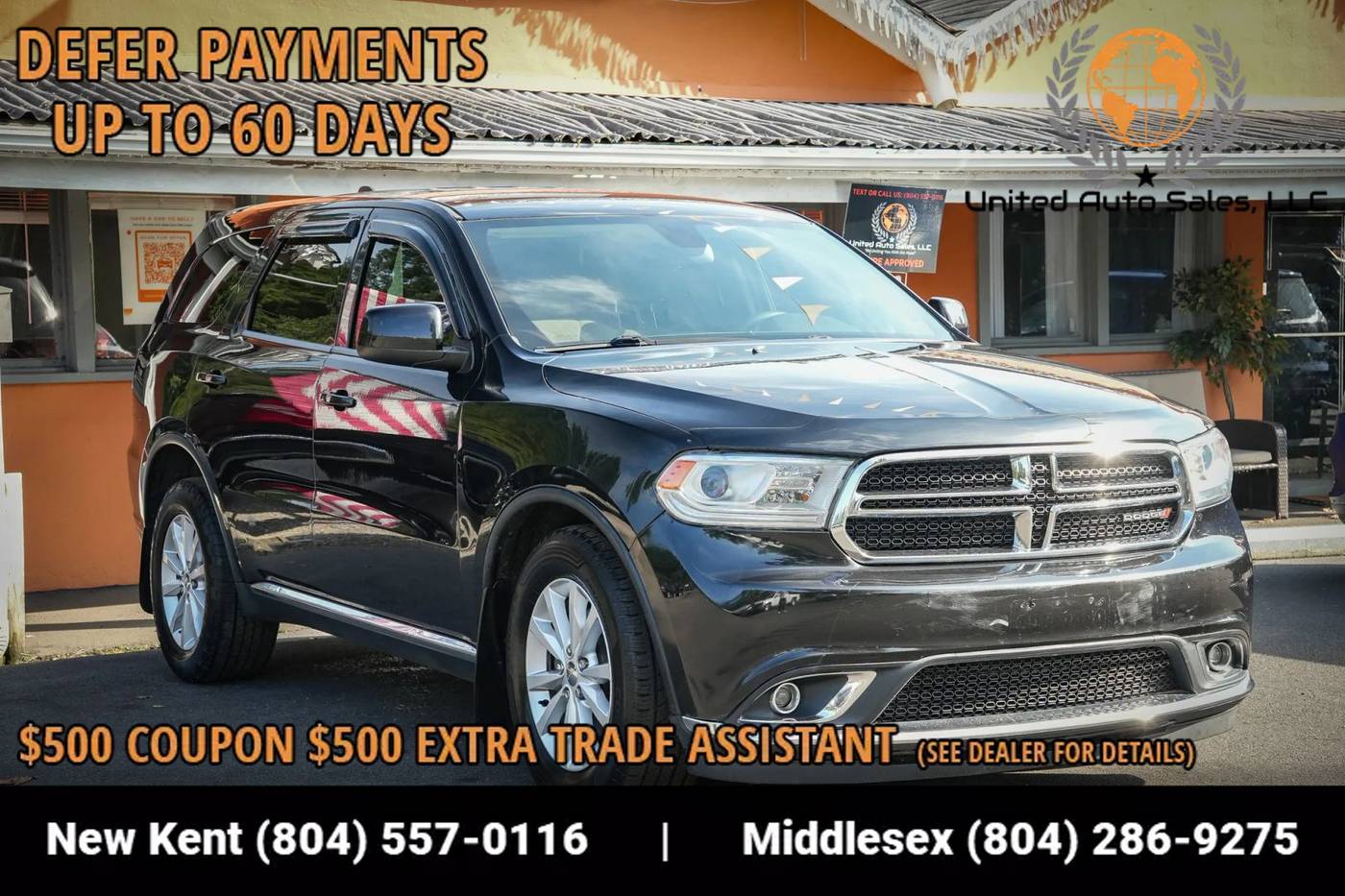 2015 Dodge Durango SXT — SUV — 126,412 mi — Providence Forge, VA