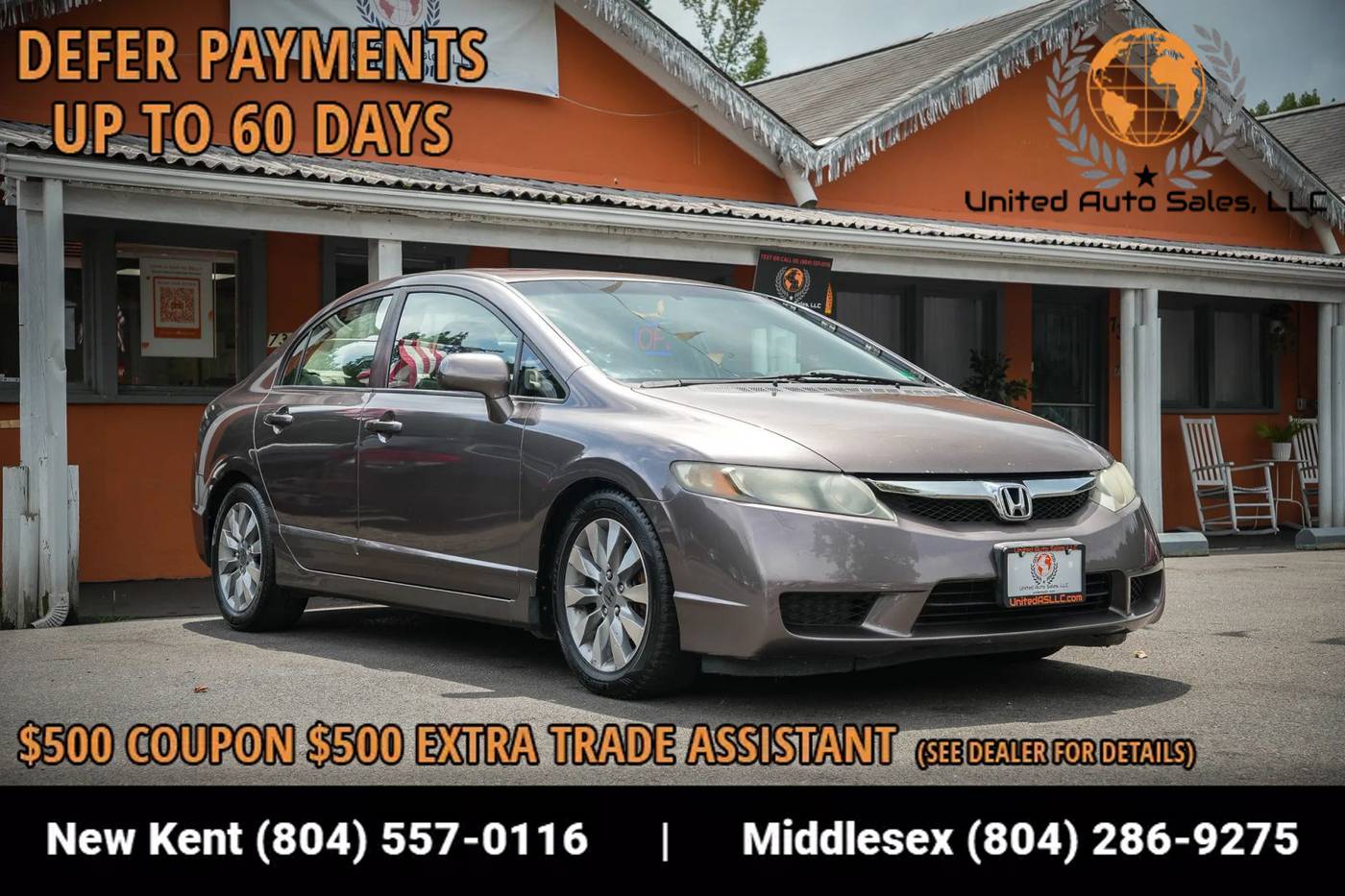 2009 Honda Civic EX-L — Sedan — 258,275 mi — Providence Forge, VA