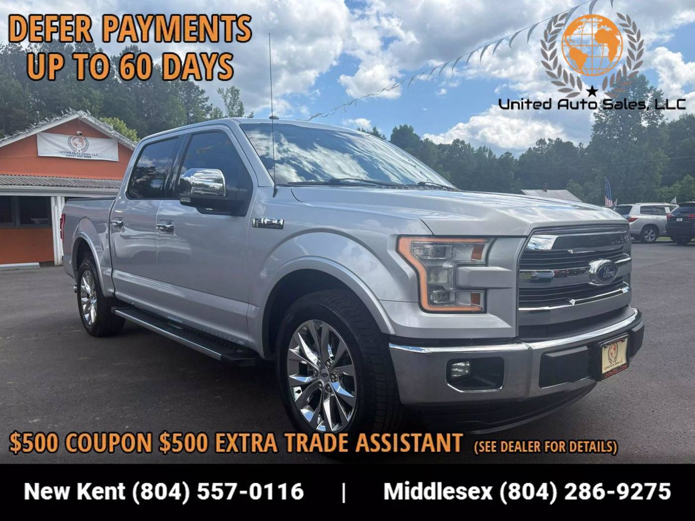 2016 Ford F-150 Lariat — Pickup Truck — 155,411 mi — Providence Forge, VA