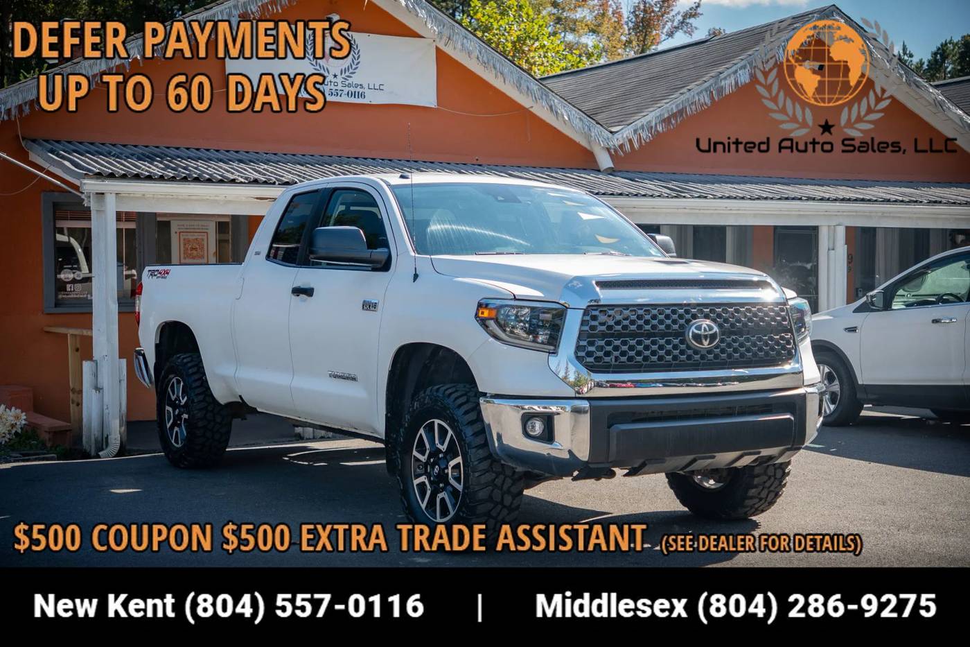 2019 Toyota Tundra SR5 — Pickup Truck — 172,620 mi — Providence Forge, VA