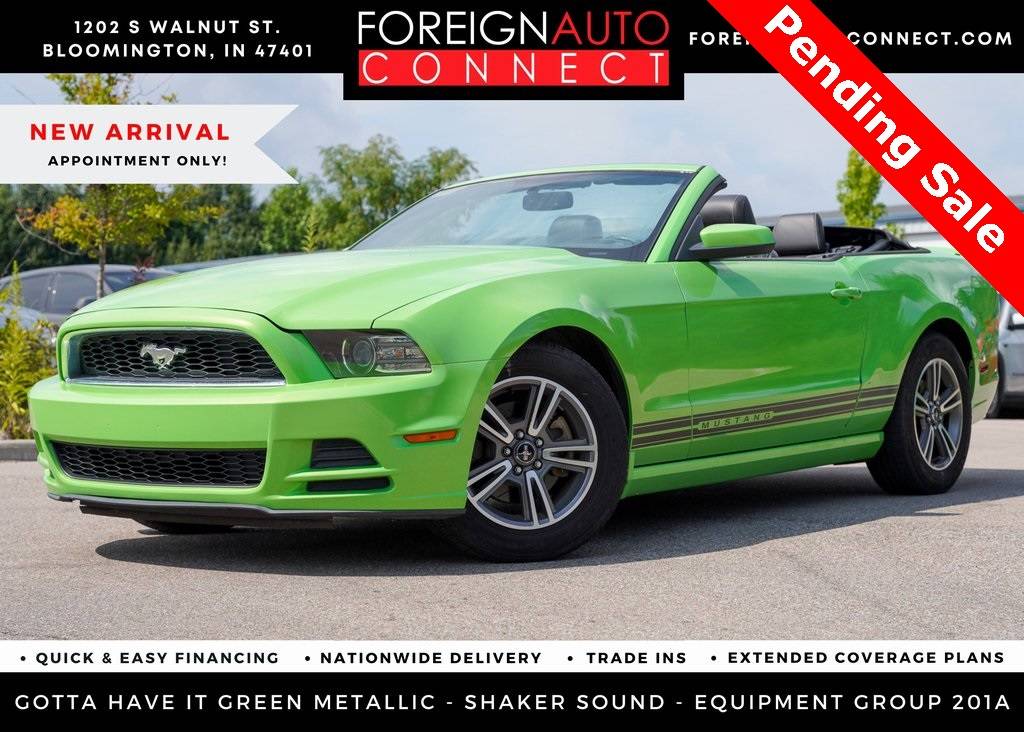 2013 Ford Mustang V6 Premium — Convertible — 82,345 mi — Bloomington, IN