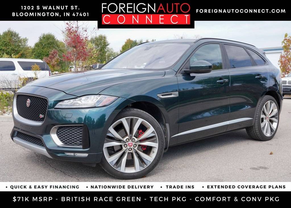2017 Jaguar F-PACE S — SUV — 91,525 mi — Bloomington, IN