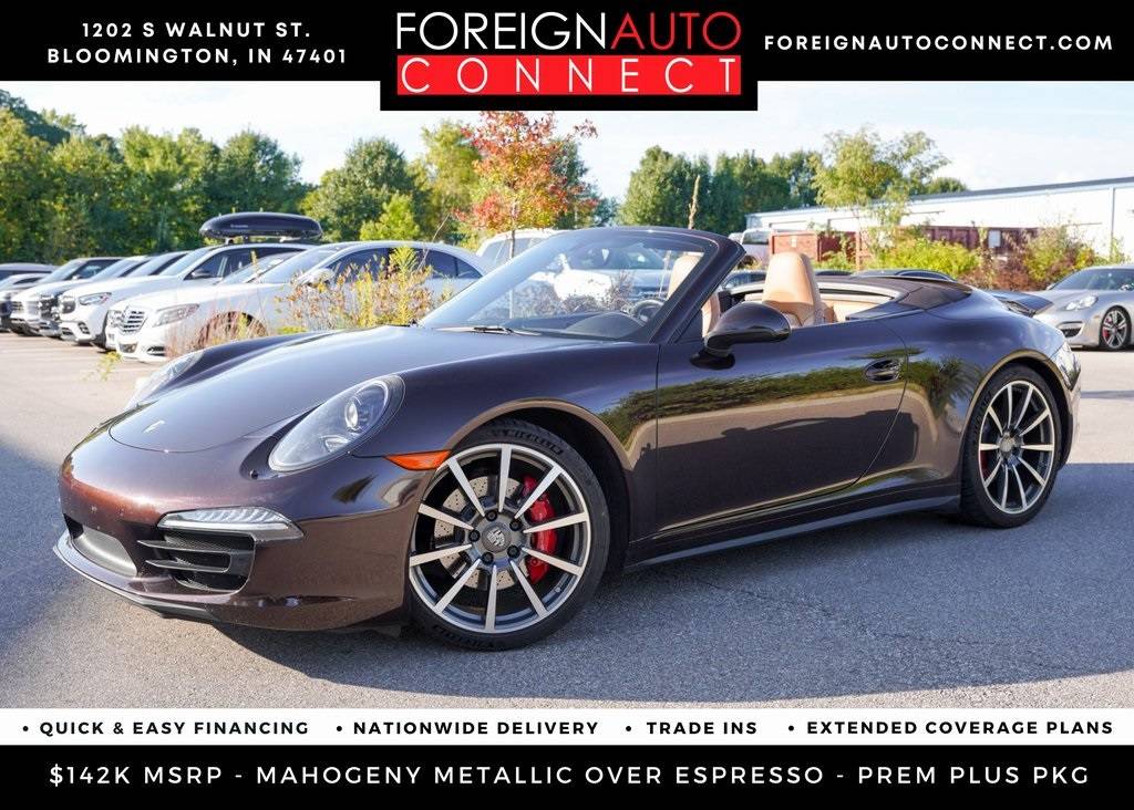 2014 Porsche 911 Carrera S — Convertible — 67,983 mi — Bloomington, IN