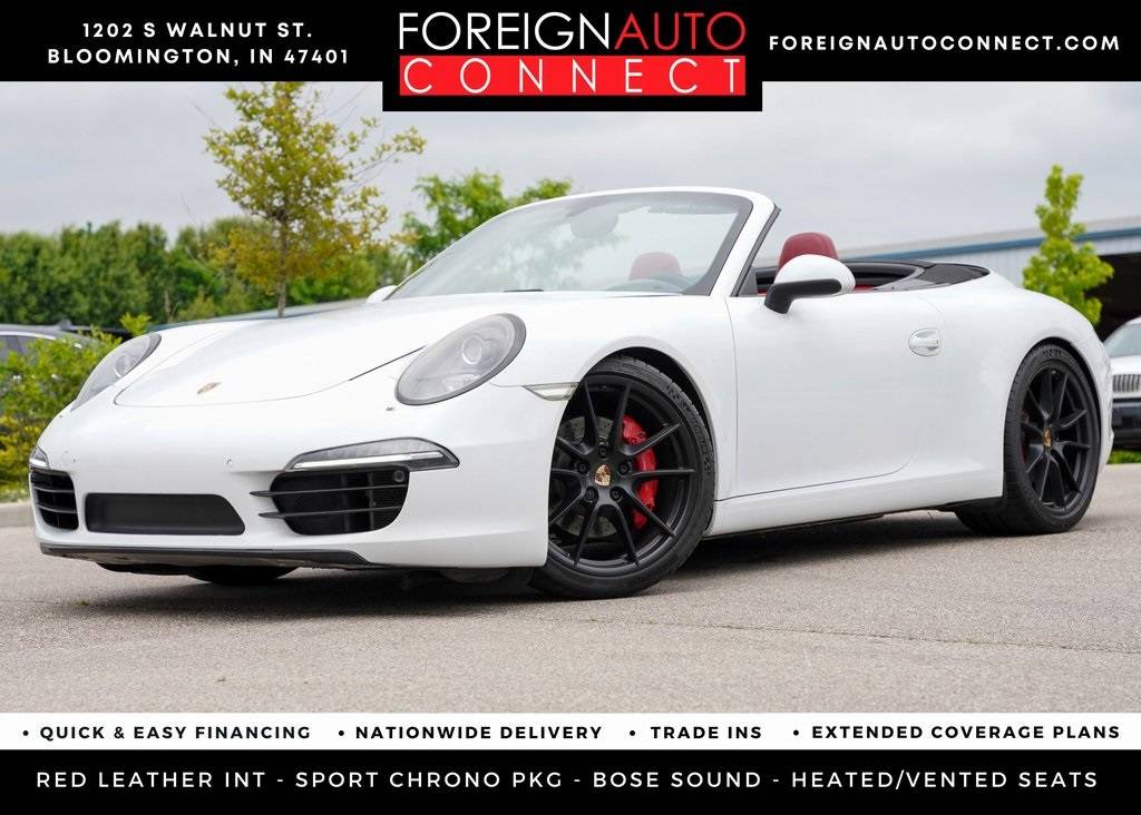2015 Porsche 911 Carrera S — Convertible — 60,843 mi — Bloomington, IN