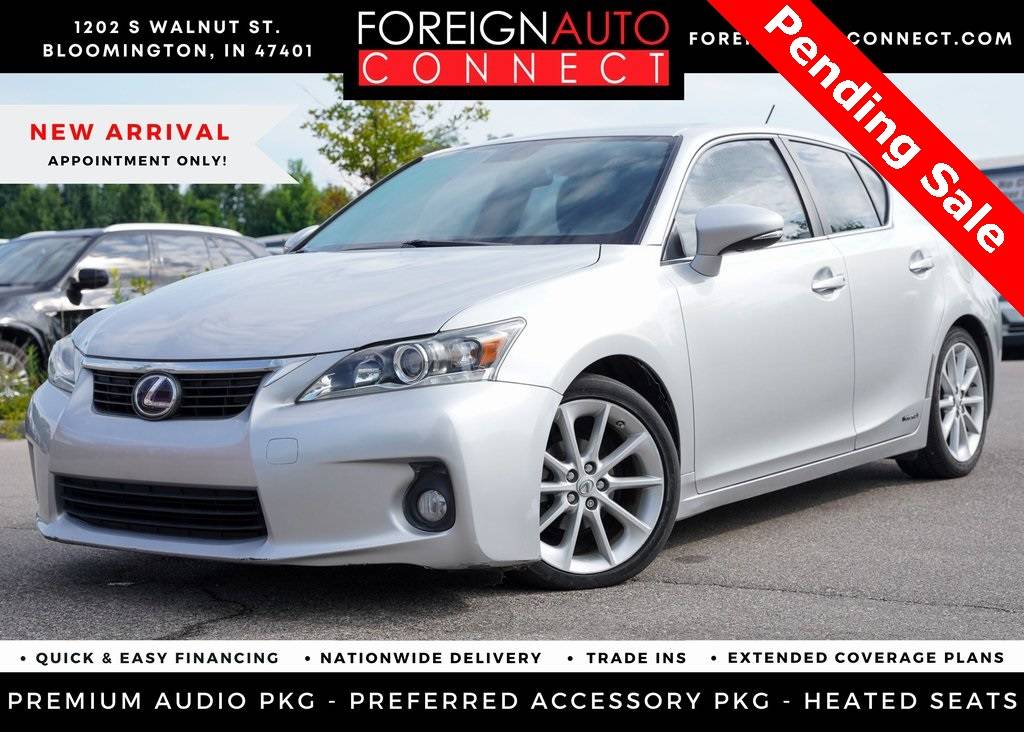 2012 Lexus CT CT 200h — Hatchback — 74,042 mi — Bloomington, IN