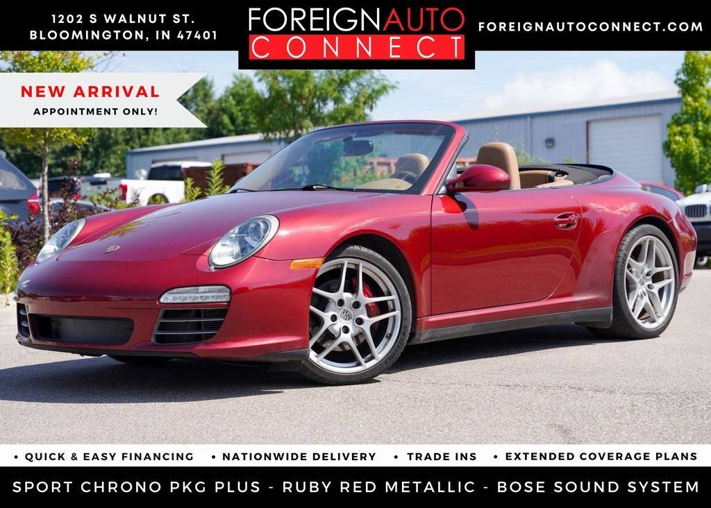 2009 Porsche 911 Carrera S — Convertible — 60,997 mi — Bloomington, IN