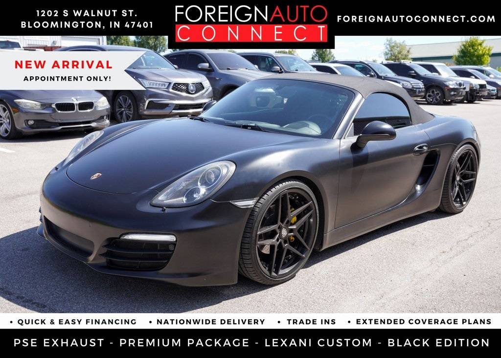 2016 Porsche Boxster Black Edition — Convertible — 39,610 mi — Bloomington, IN