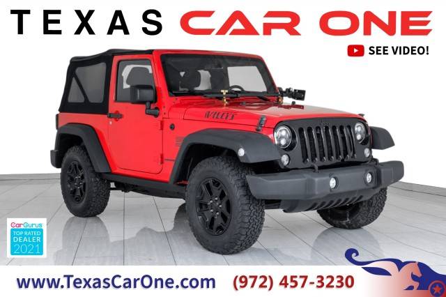 2016 Jeep Wrangler Willys Wheeler — SUV — 64,521 mi — Carrollton, TX