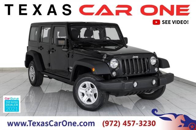2016 Jeep Wrangler Sport — SUV — 88,250 mi — Carrollton, TX