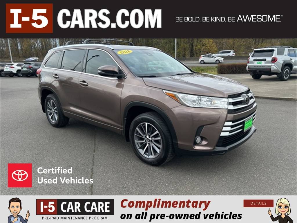 2018 Toyota Highlander SE V6 — SUV — 85,720 mi — Chehalis, WA
