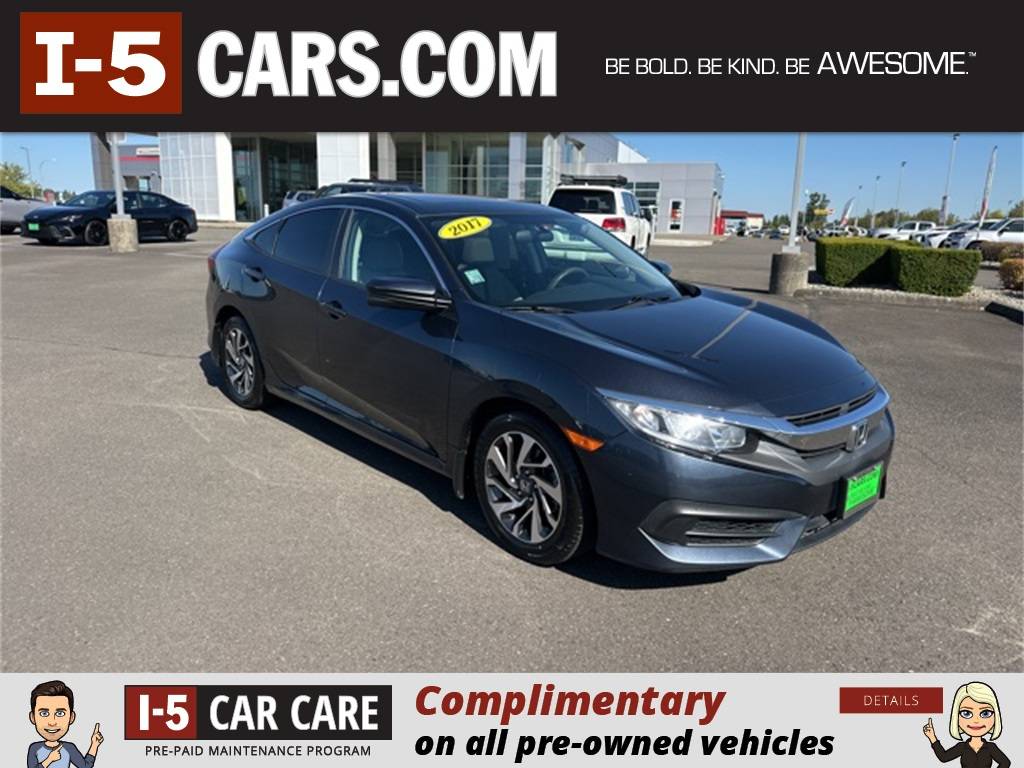 2017 Honda Civic EX — Sedan — 92,182 mi — Chehalis, WA