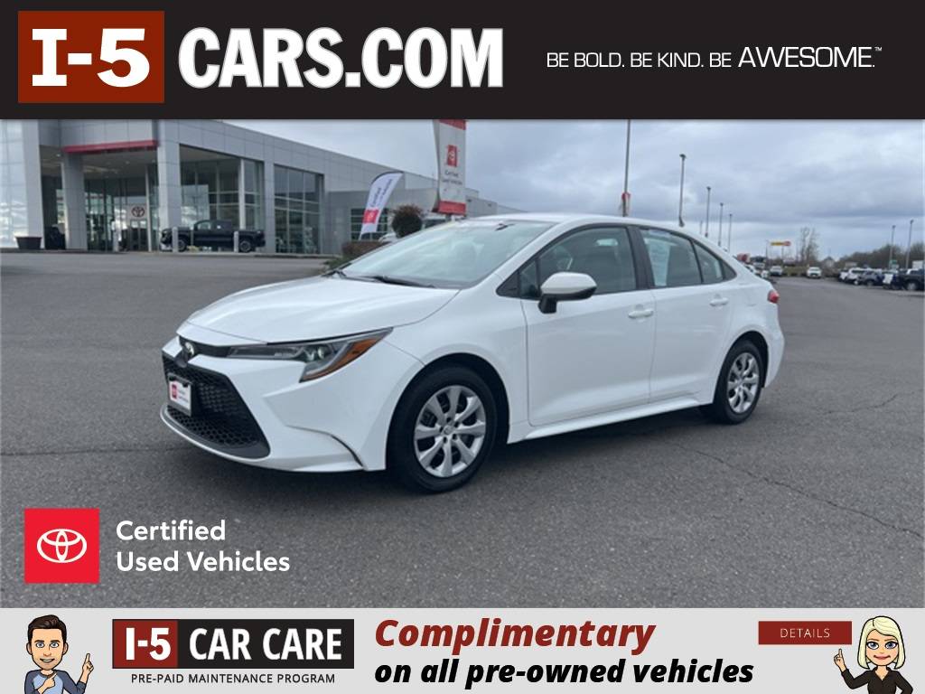 2022 Toyota Corolla LE — Sedan — 62,024 mi — Chehalis, WA