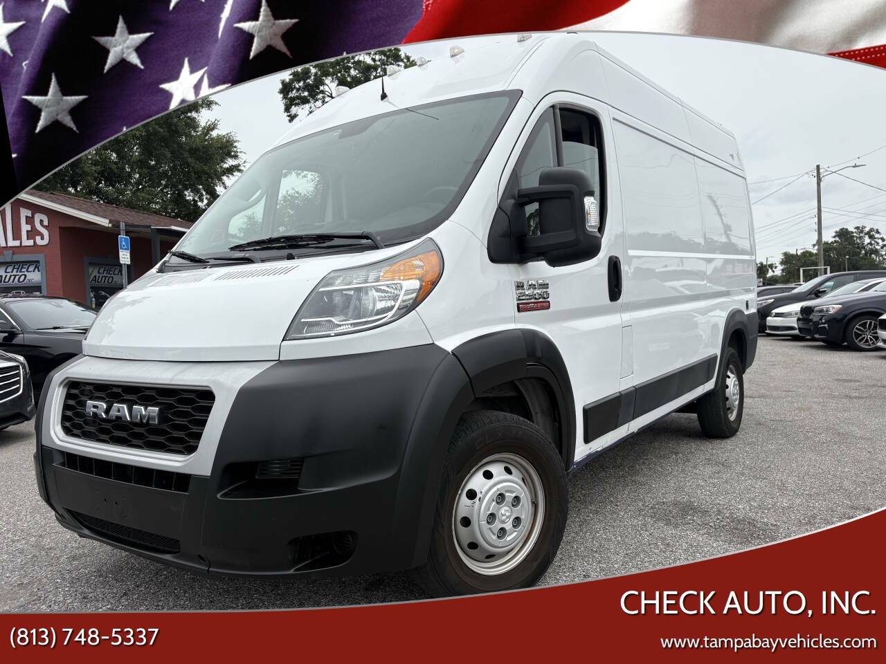 2019 Ram ProMaster Cargo Van 2500 — Cargo Van — 94,000 mi — Tampa, FL