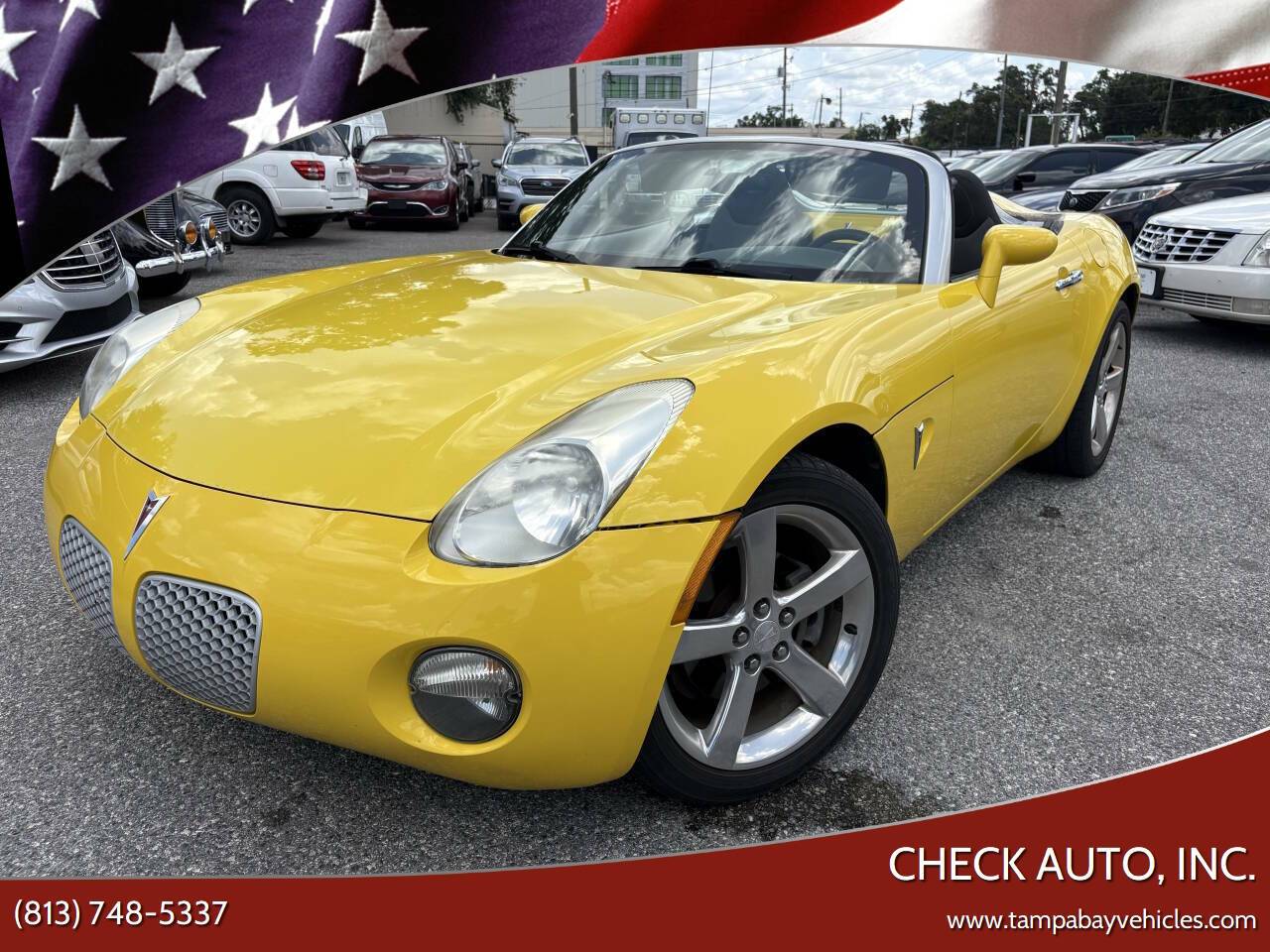 2007 Pontiac Solstice Base — Convertible — 66,000 mi — Tampa, FL