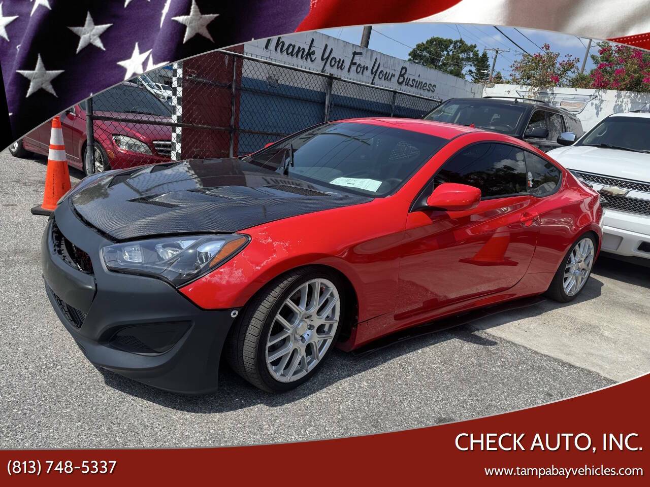 2013 Hyundai Genesis Coupe 2.0T — Coupe — 55,000 mi — Tampa, FL