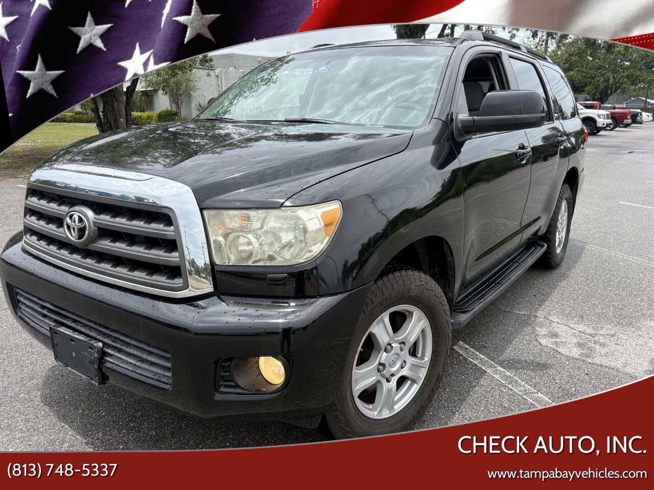 2012 Toyota Sequoia SR5 — SUV — 200,000 mi — Tampa, FL