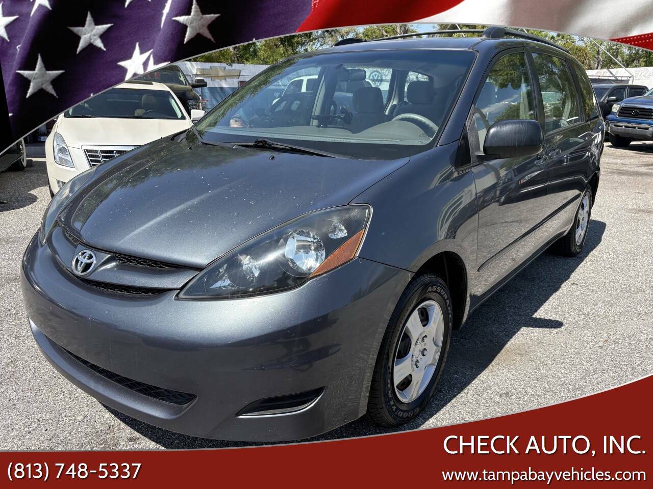 2006 Toyota Sienna LE — Minivan — 100,000 mi — Tampa, FL