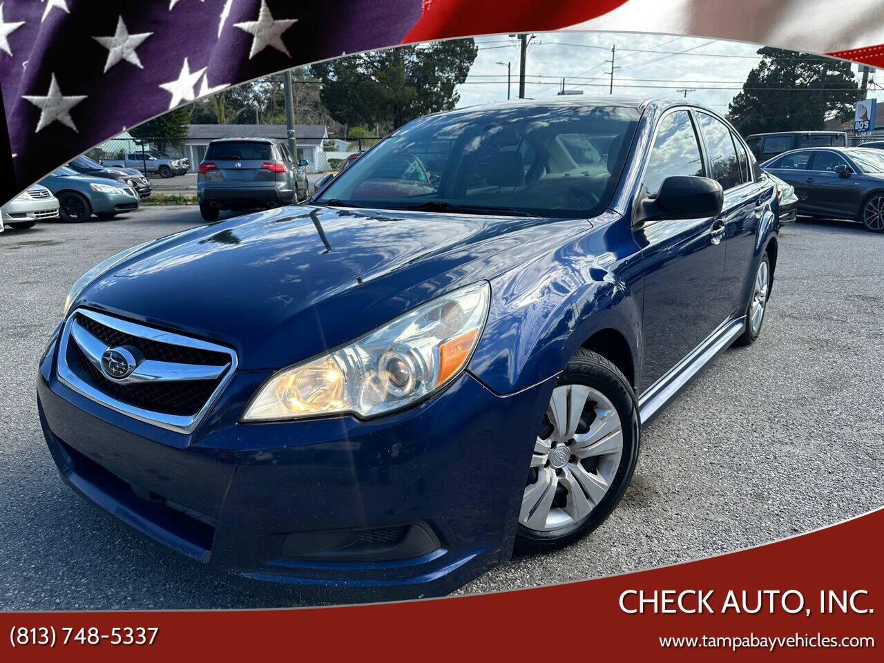 2010 Subaru Legacy 2.5i — Sedan — 160,001 mi — Tampa, FL