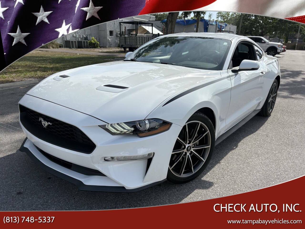 2019 Ford Mustang EcoBoost Premium — Coupe — 44,500 mi — Tampa, FL