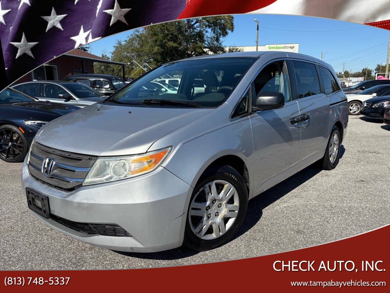 2013 Honda Odyssey LX — Minivan — 160,000 mi — Tampa, FL
