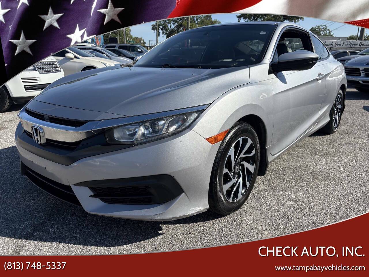 2016 Honda Civic LX — Coupe — 190,000 mi — Tampa, FL