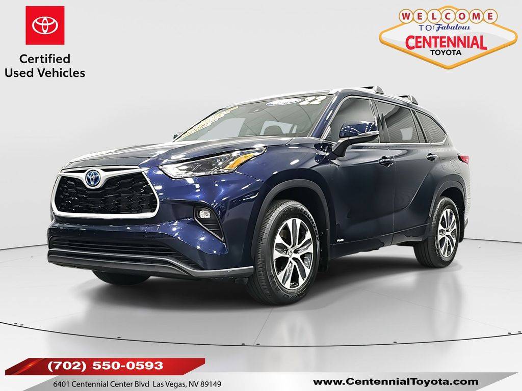 2022 Toyota Highlander Hybrid XLE — SUV — 21,462 mi — Las Vegas, NV
