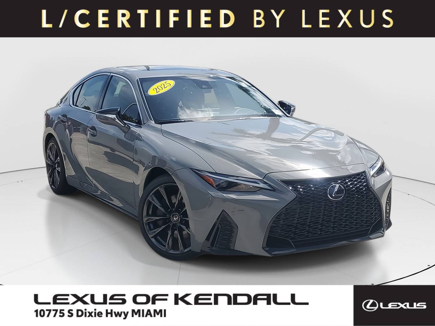 2025 Lexus IS IS 350 F SPORT Design — Sedan — 2,472 mi — Miami, FL