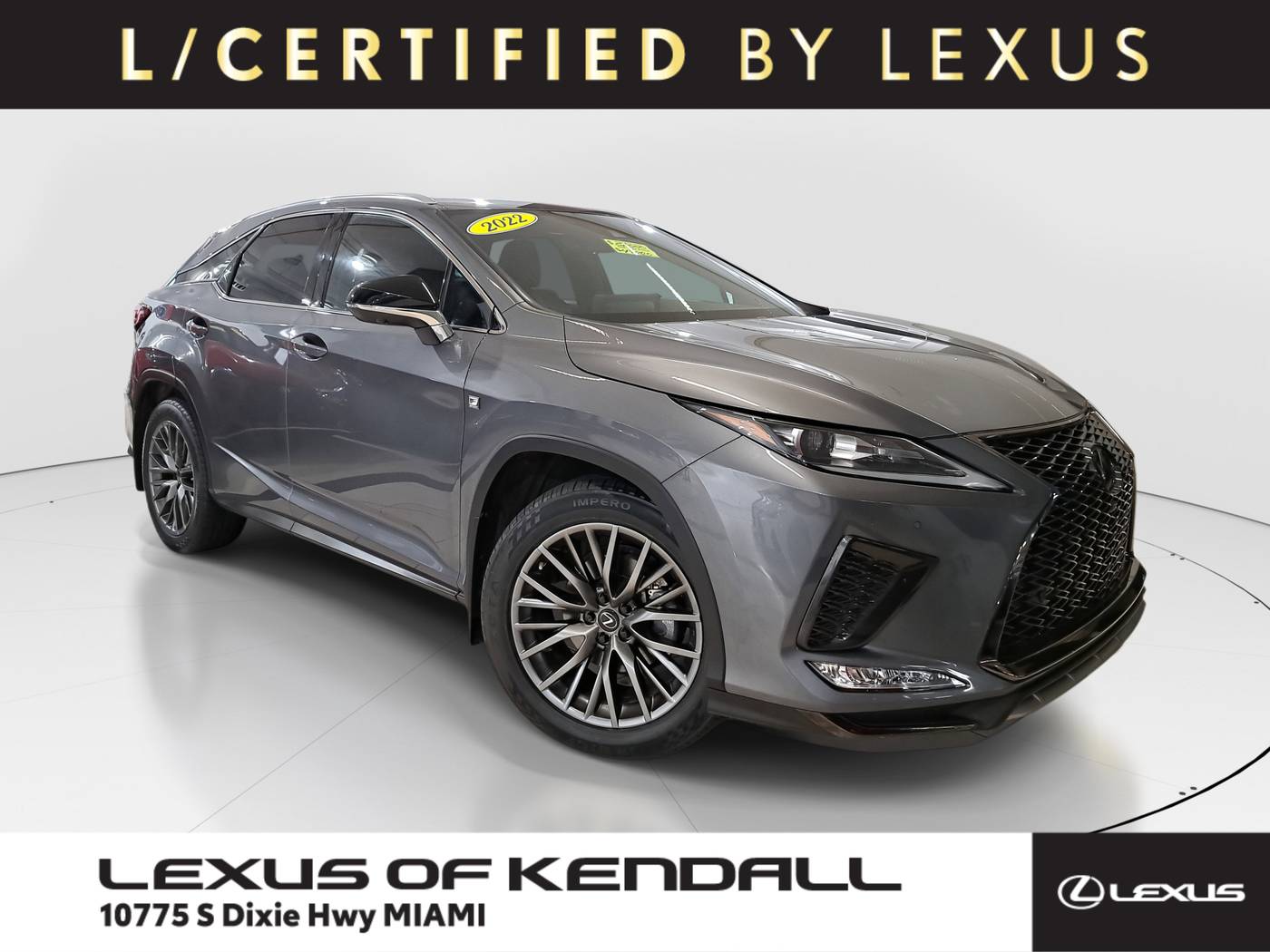 2022 Lexus RX RX 350 F Sport — SUV — 20,736 mi — Miami, FL
