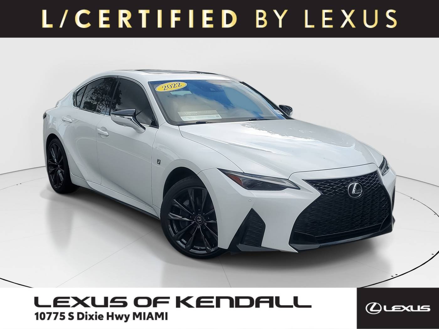 2022 Lexus IS IS 350 F SPORT — Sedan — 53,501 mi — Miami, FL