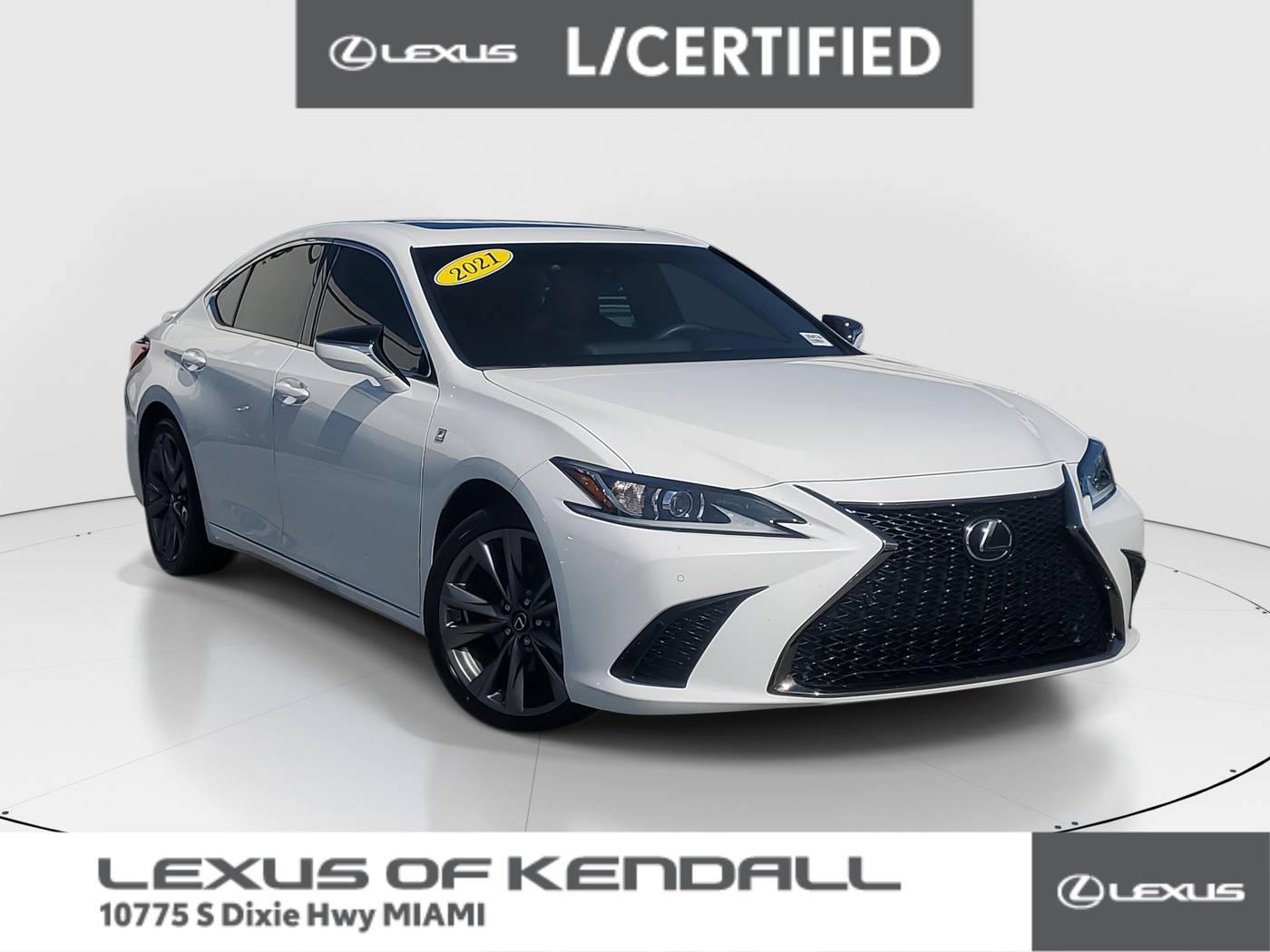 2021 Lexus ES ES 350 F Sport — Sedan — 23,524 mi — Miami, FL