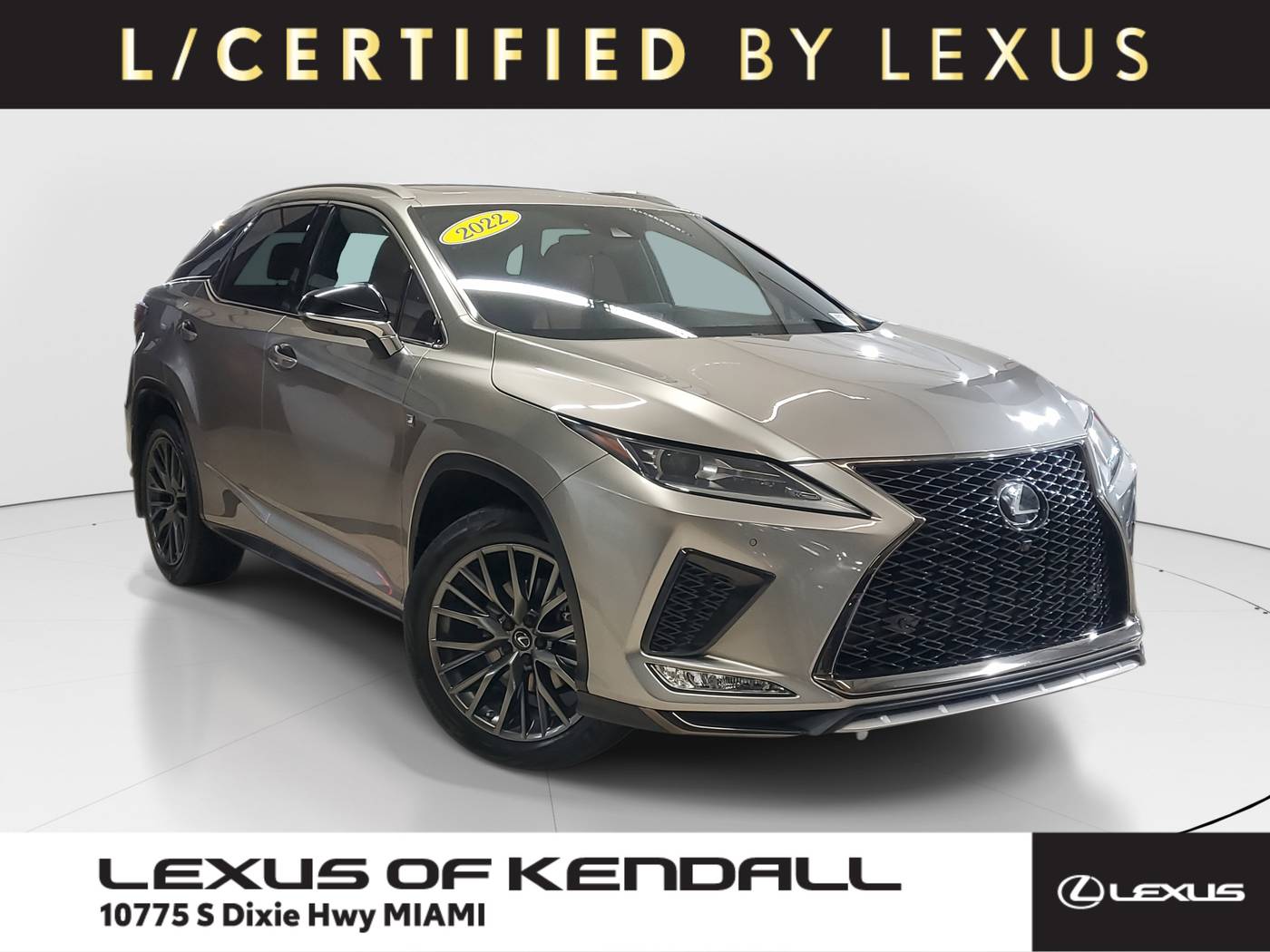 2022 Lexus RX RX 350 F Sport — SUV — 23,644 mi — Miami, FL