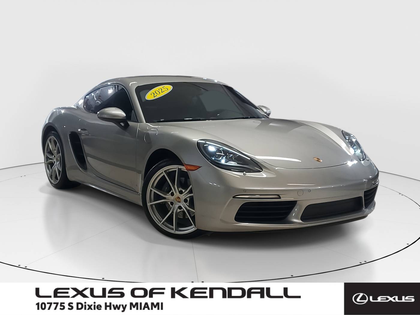 2025 Porsche 718 Cayman Standard — Coupe — 3,148 mi — Miami, FL