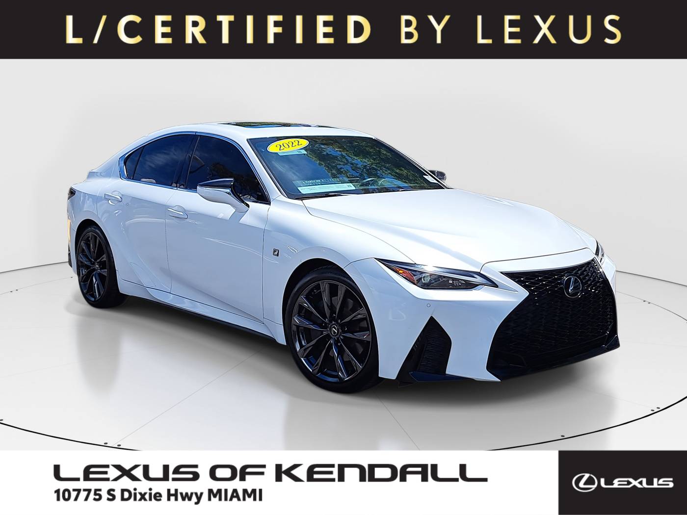 2022 Lexus IS IS 350 F SPORT — Sedan — 20,410 mi — Miami, FL