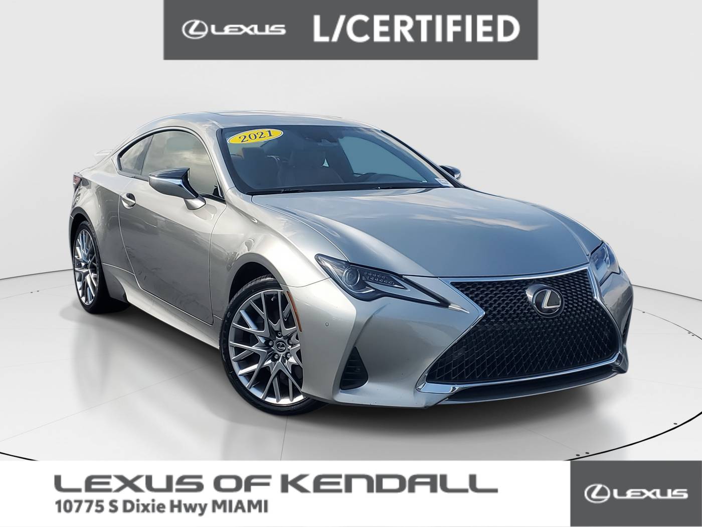 2021 Lexus RC RC 350 — Coupe — 43,451 mi — Miami, FL